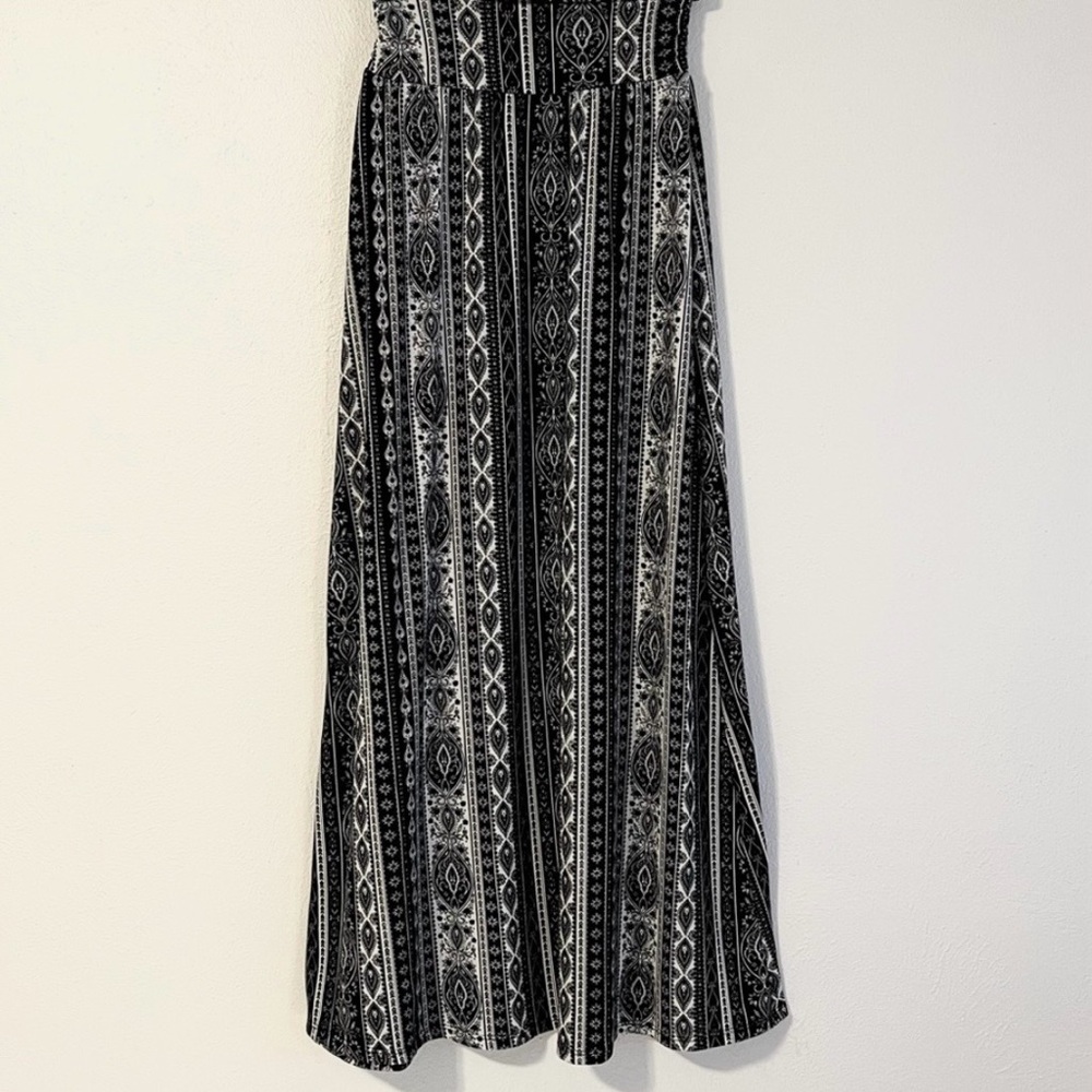 black and white maxi skirt, xs